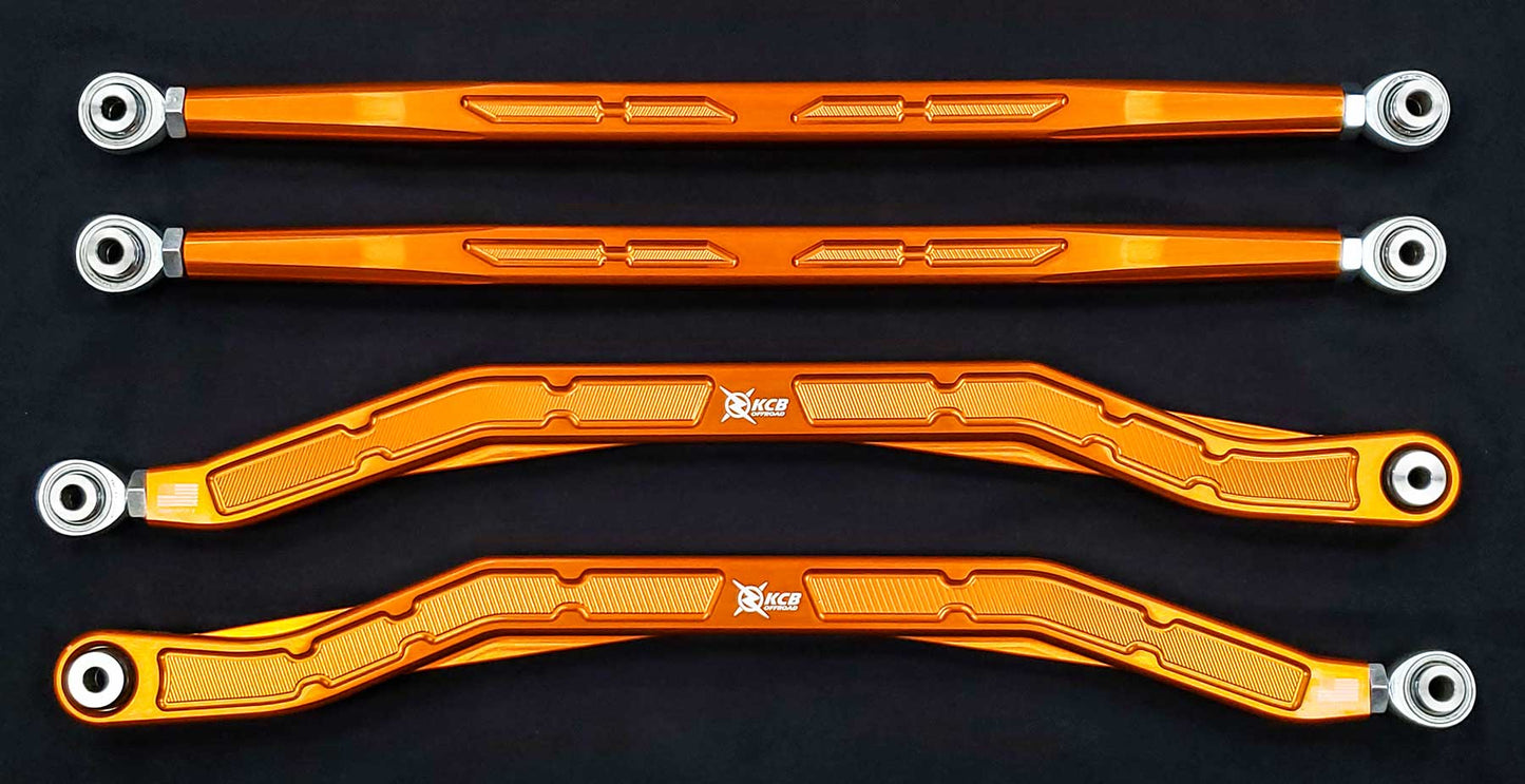 4-Pack Polaris RZR 64" High Clearance Radius Arms 7075 2017.5+
