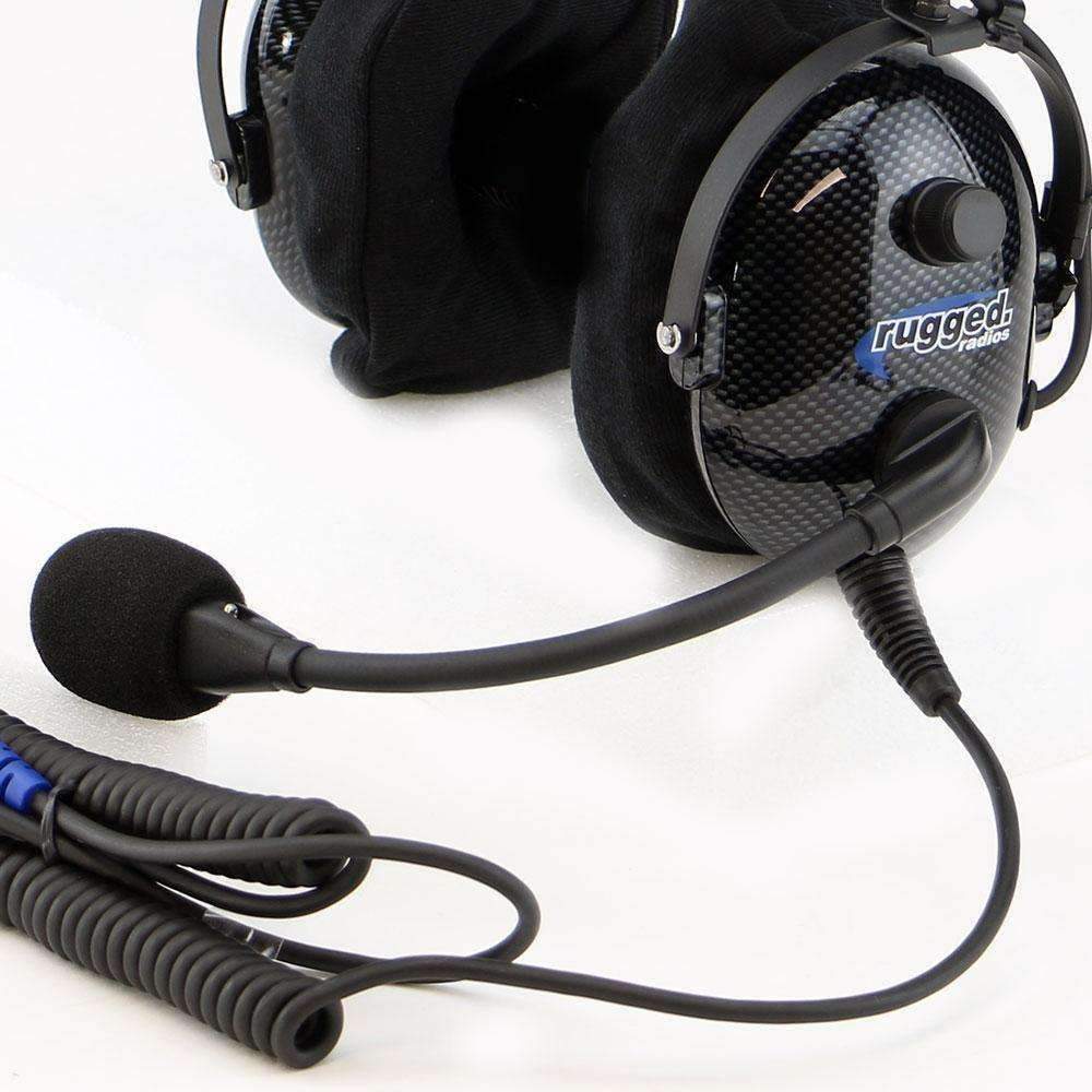 H22 Ultimate Over The Head (OTH) Headset for Intercoms - Carbon Fiber - BOGO with FREE Headset Bag