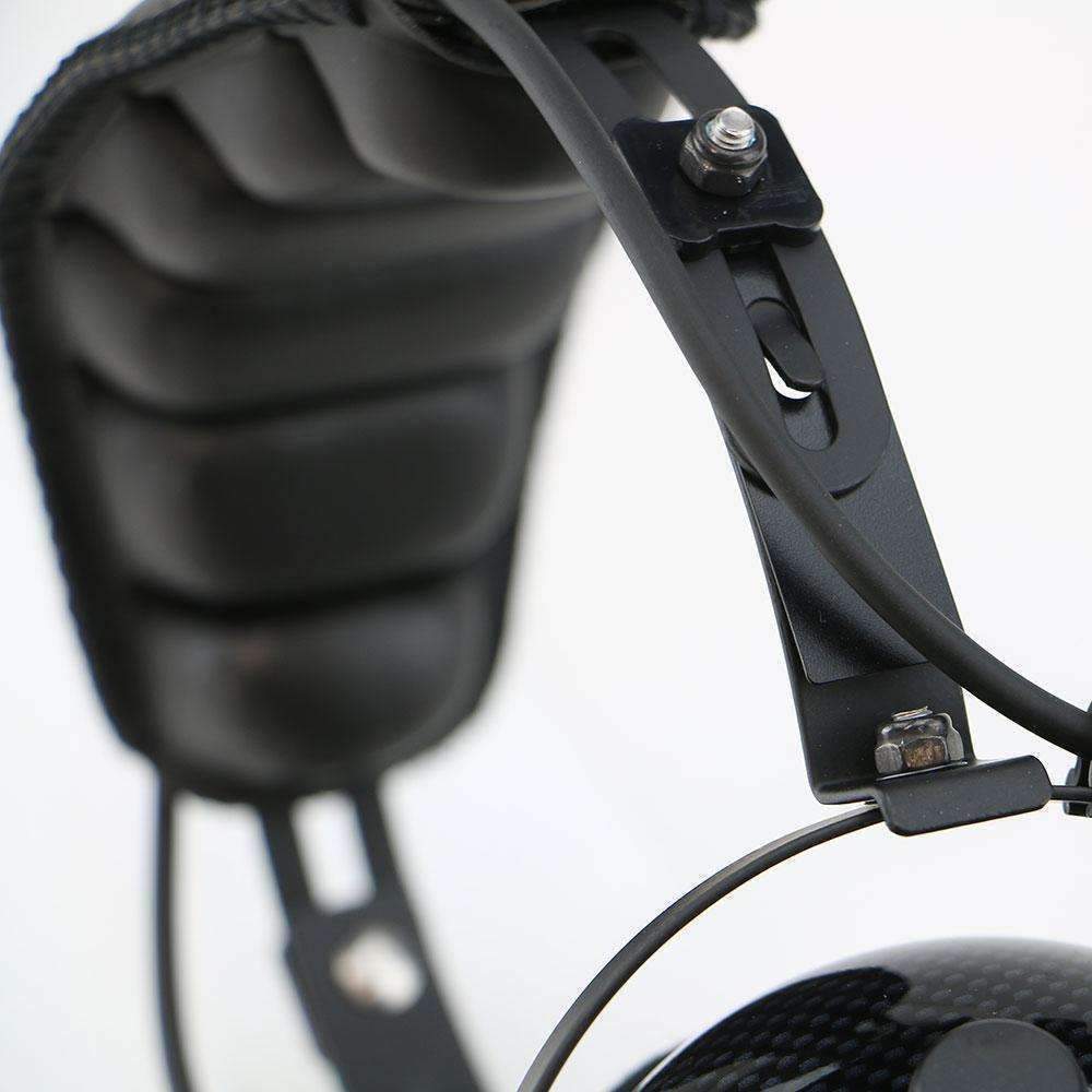 H22 Ultimate Over The Head (OTH) Headset for Intercoms - Carbon Fiber - BOGO with FREE Headset Bag