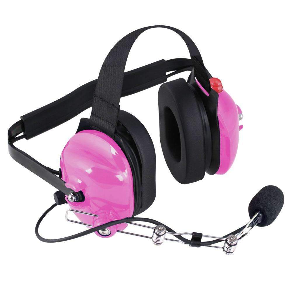 H42 Behind the Head (BTH) Headset for 2-Way Radios - Pink