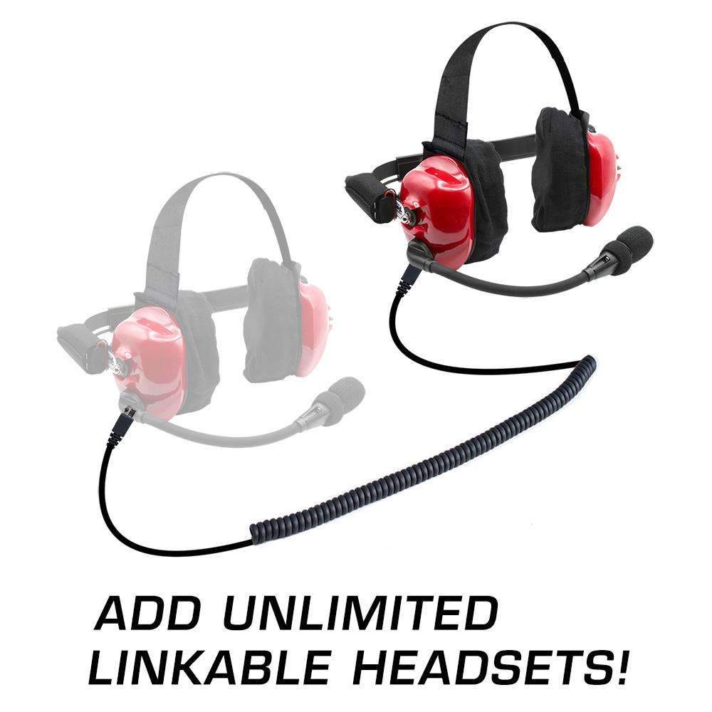 H80 Track Talk Linkable Headset - Bring The Conversation To The Track