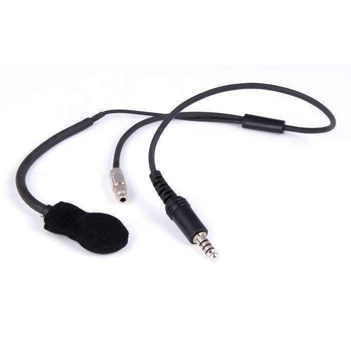 IMSA 4C Wired Open Face Helmet Kit with M102 Military Mic
