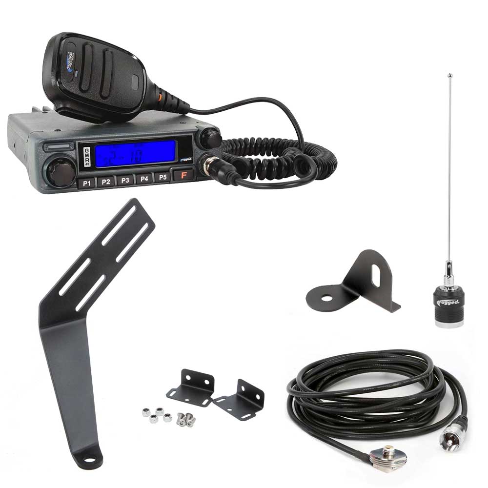JKU Jeep Radio Kit - with GMR45 POWER HOUSE Mobile Radio for Jeep JKU 4 Door Only
