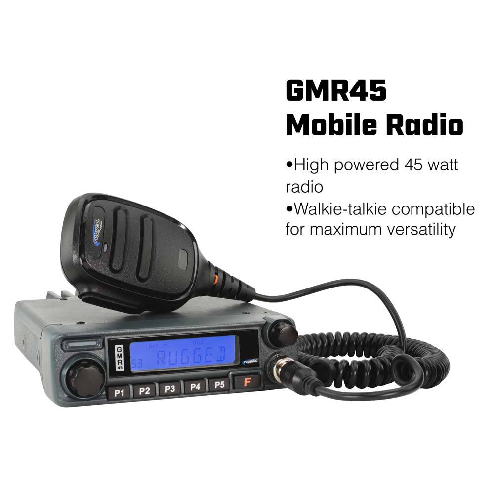 *Powerful 45-Watt GMRS Radio* Kawasaki Teryx KRX 1000 Complete UTV Communication Kit