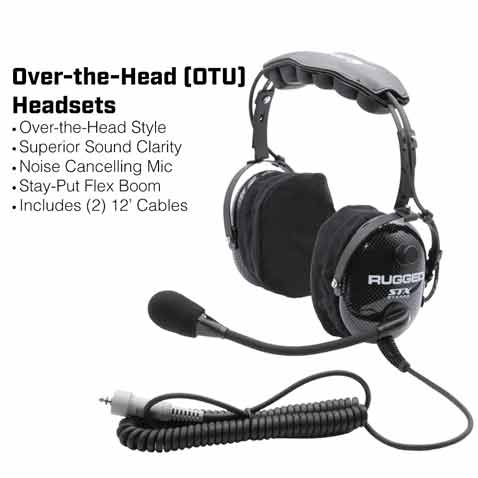 POWERHOUSE 45-Watt GMRS Radio - Kawasaki Teryx KRX 1000 STX STEREO Complete UTV Communication Kit