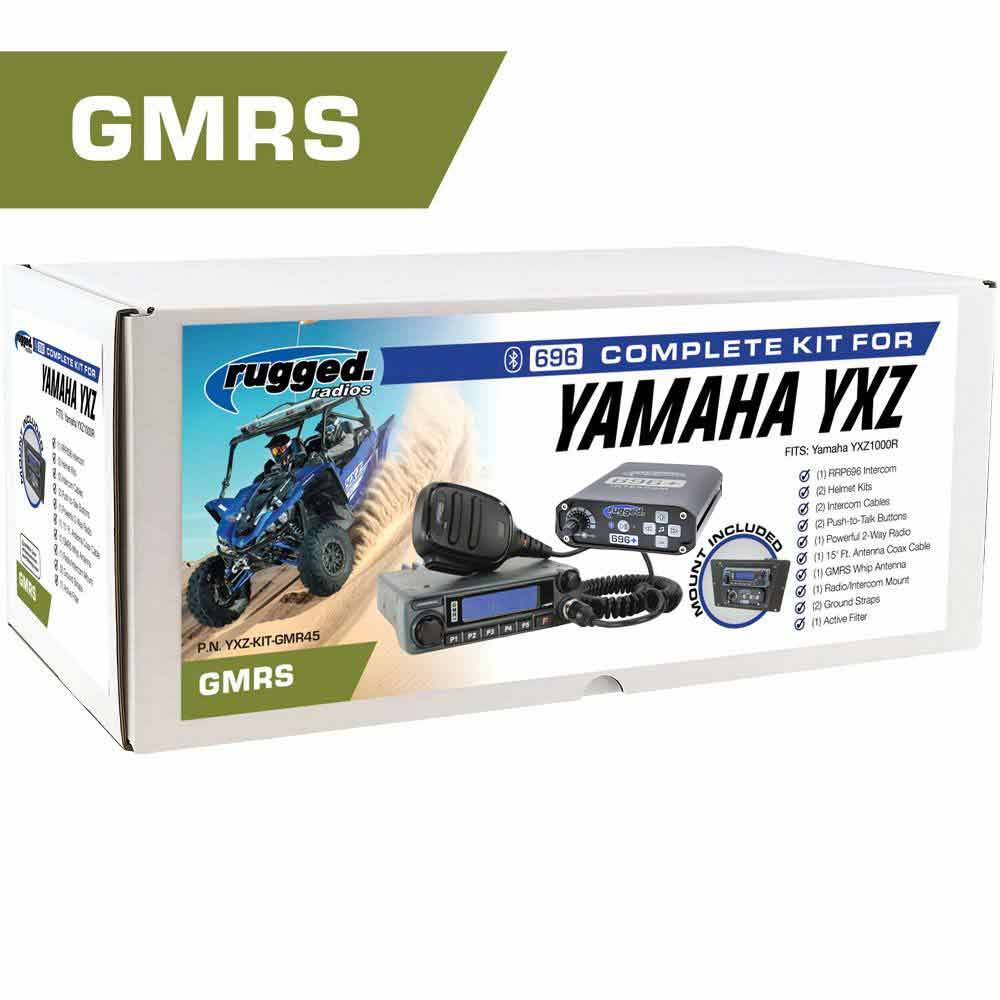 POWERHOUSE 45-Watt GMRS Radio - Yamaha YXZ Complete UTV Communication Intercom Kit