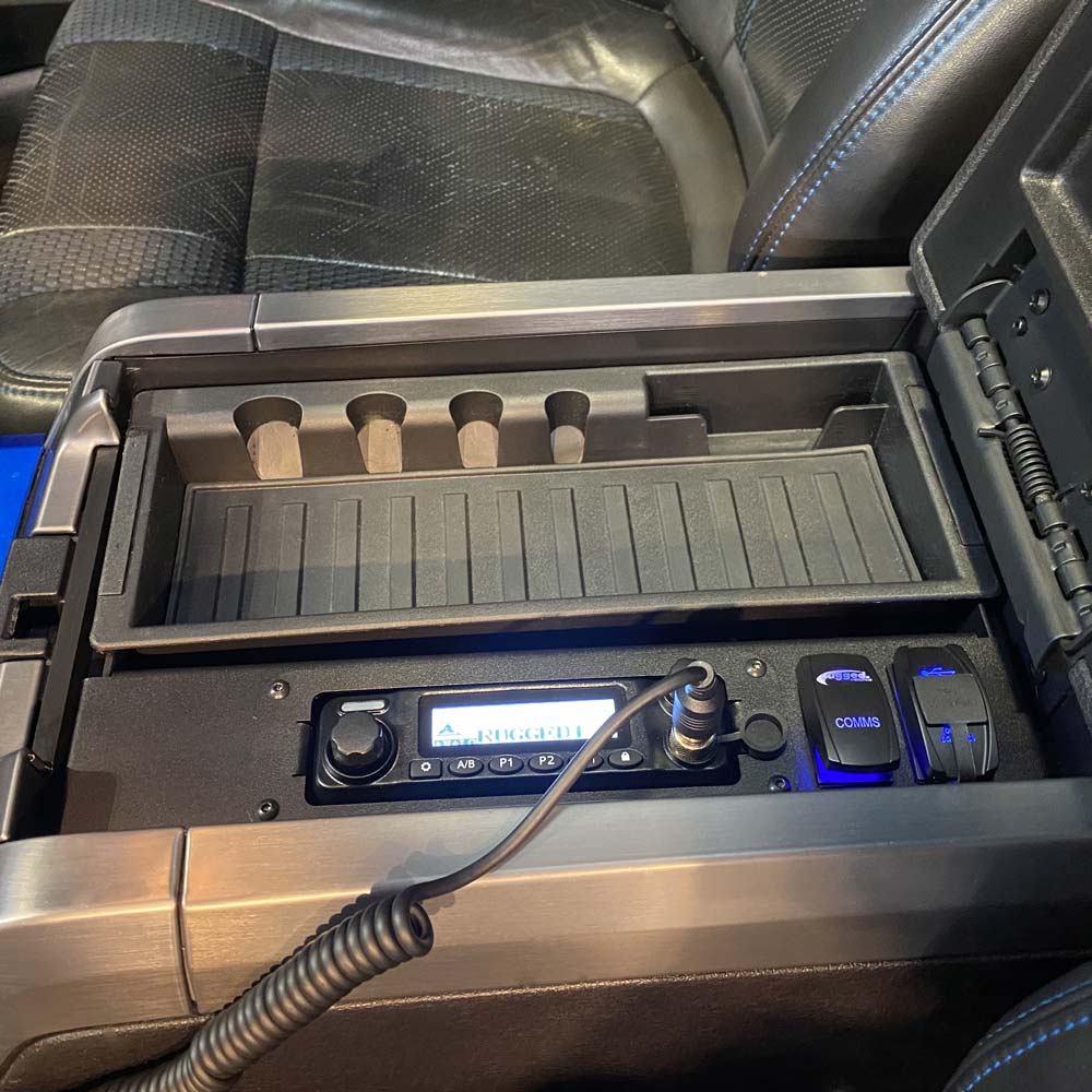 Raptor Radio Kit - with M1 Professional Prerunner / Race Mobile Radio for 2010-Present Ford Raptor