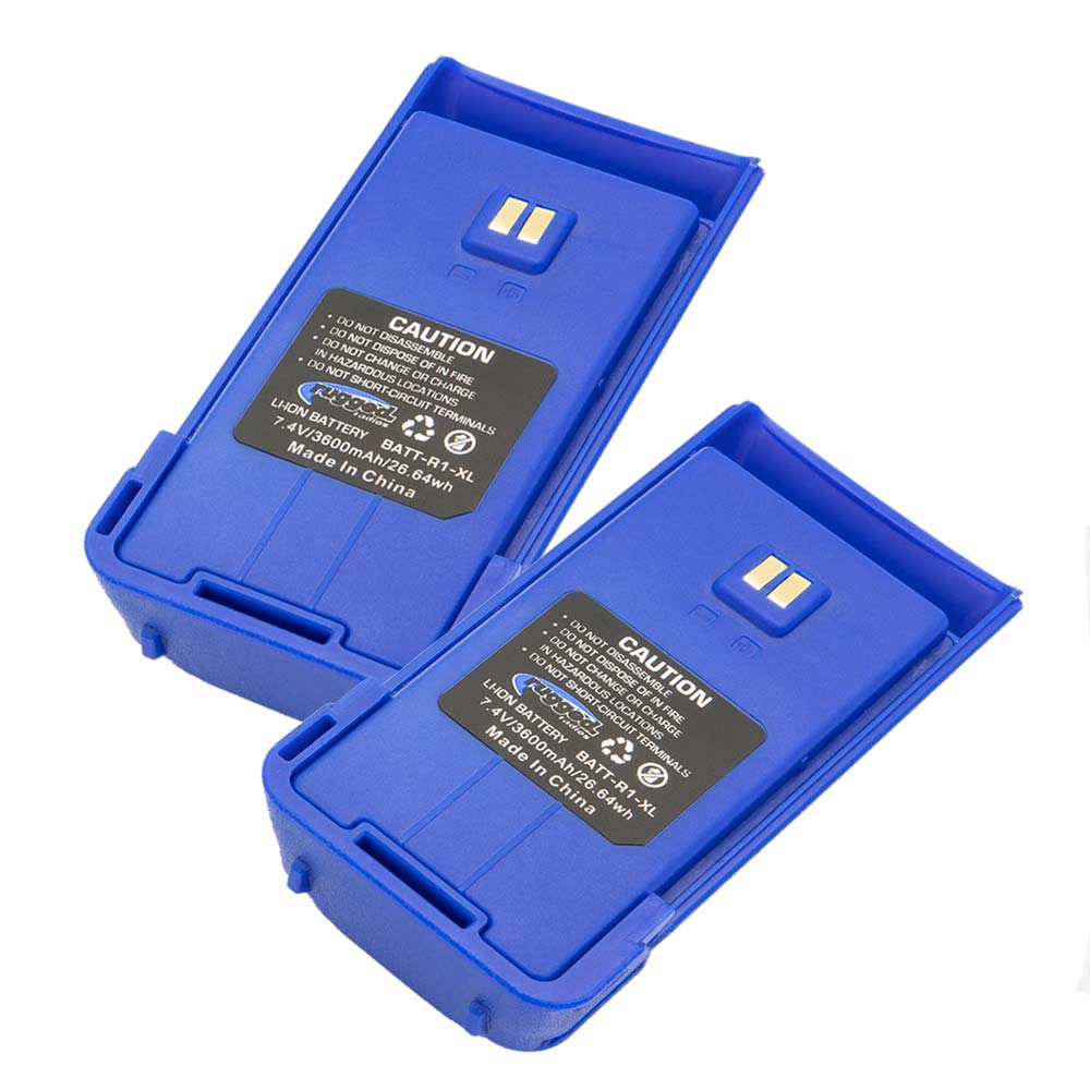 Ready Pack - DOS Radios Rugged R1, Radio 2 Metros Walkie Talkie - Digital y Analogo