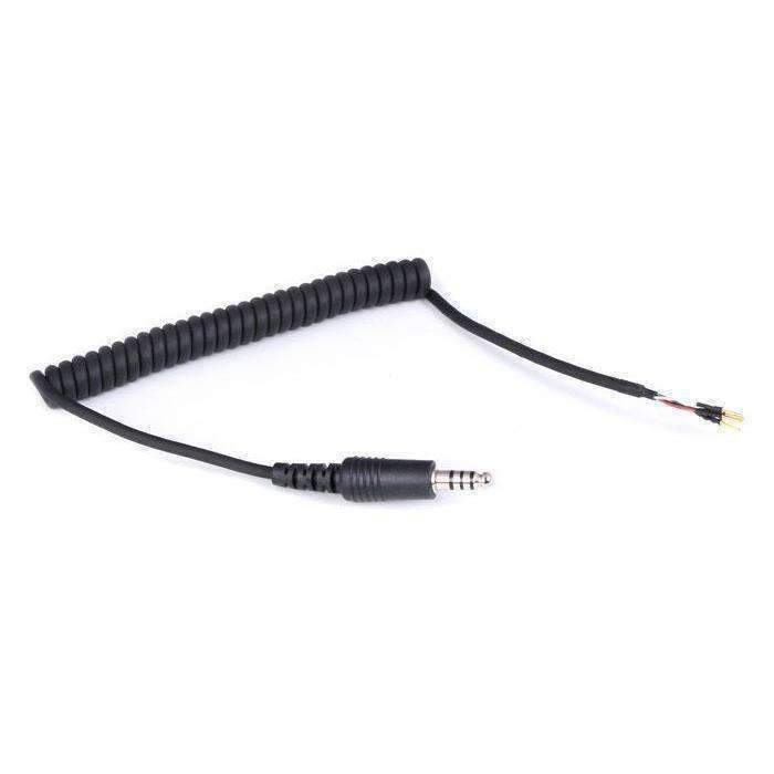 Replacement Helmet Kit Coil Cord with IMSA, OFFROAD, and Peltor Plug