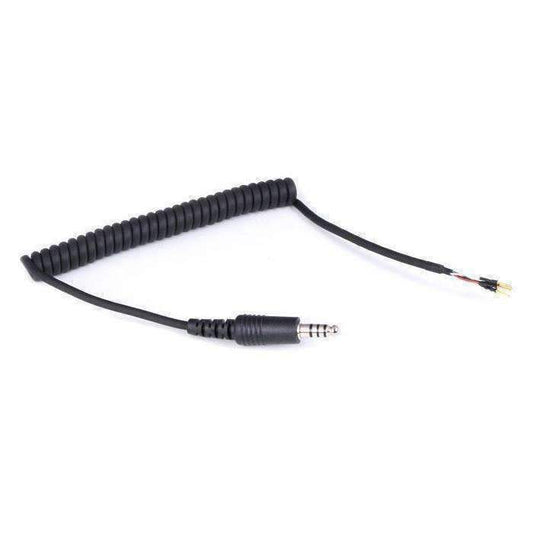 Replacement Helmet Kit Coil Cord with IMSA, OFFROAD, and Peltor Plug