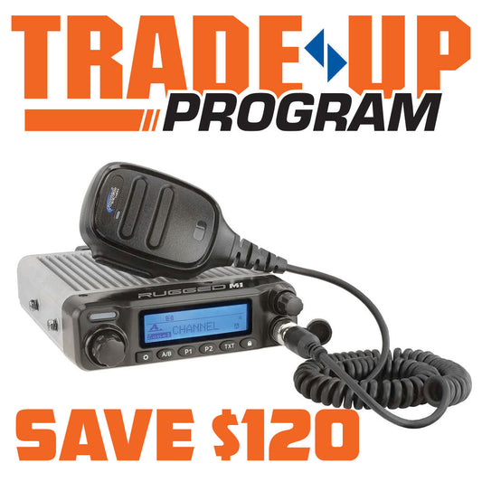 Rugged M1 RACE SERIES Waterproof Mobile Radio - Digital and Analog - TRADE UP PROGRAM