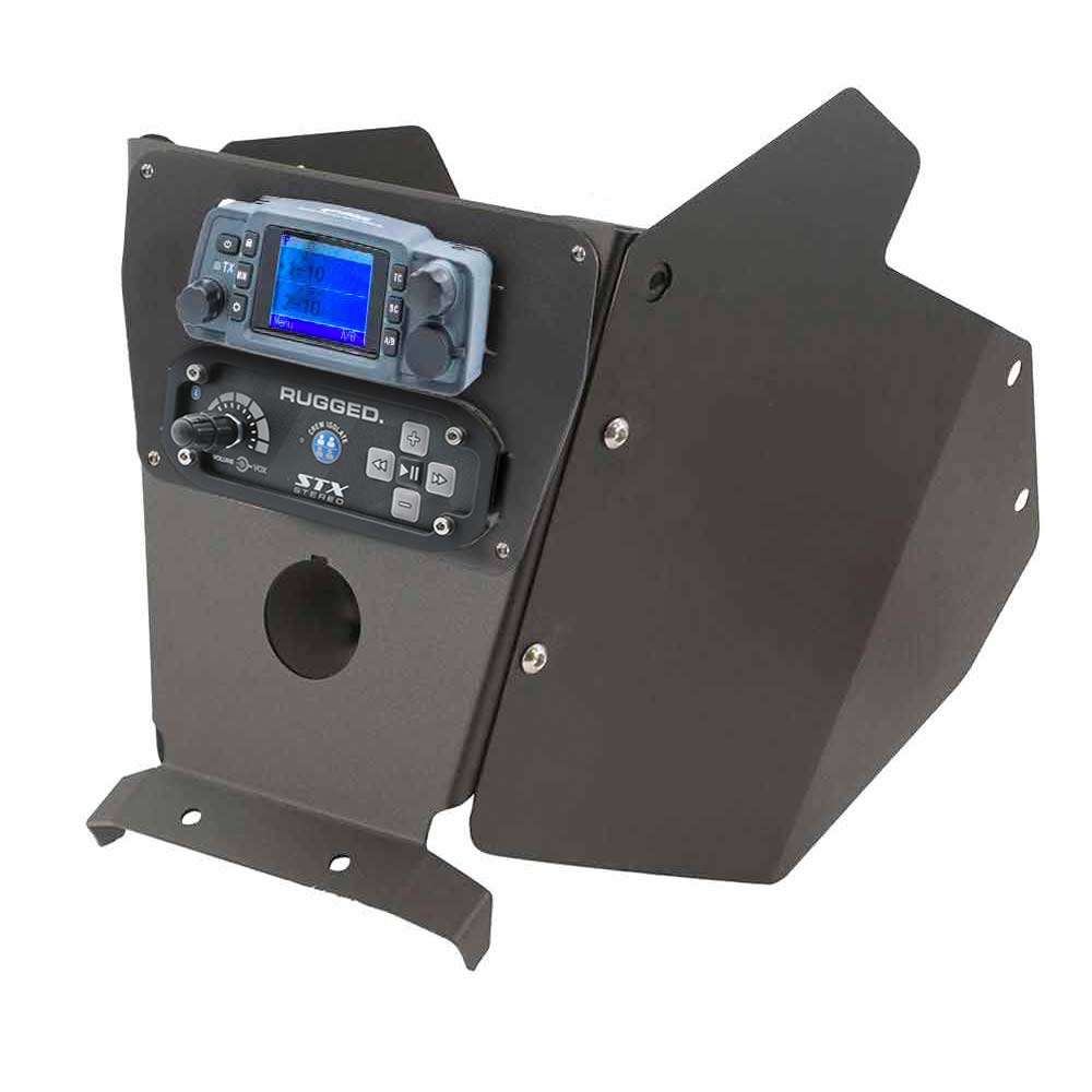 Waterproof GMRS Radio - Can-Am X3 STX STEREO Complete UTV Communication Intercom and Radio Kit with Dash Mount