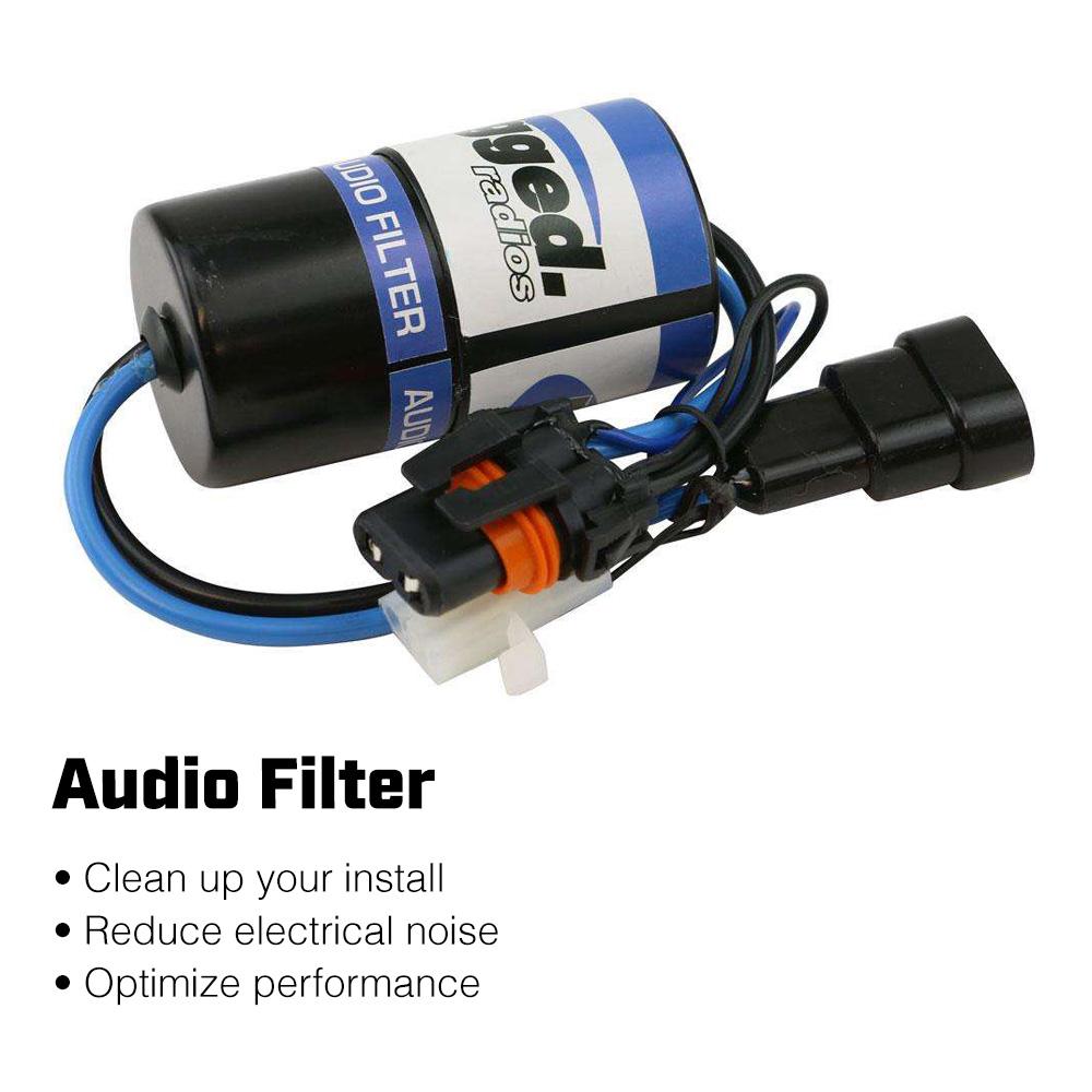 Waterproof GMRS Radio - Can-Am X3 STX STEREO Complete UTV Communication Intercom and Radio Kit with Top Mount