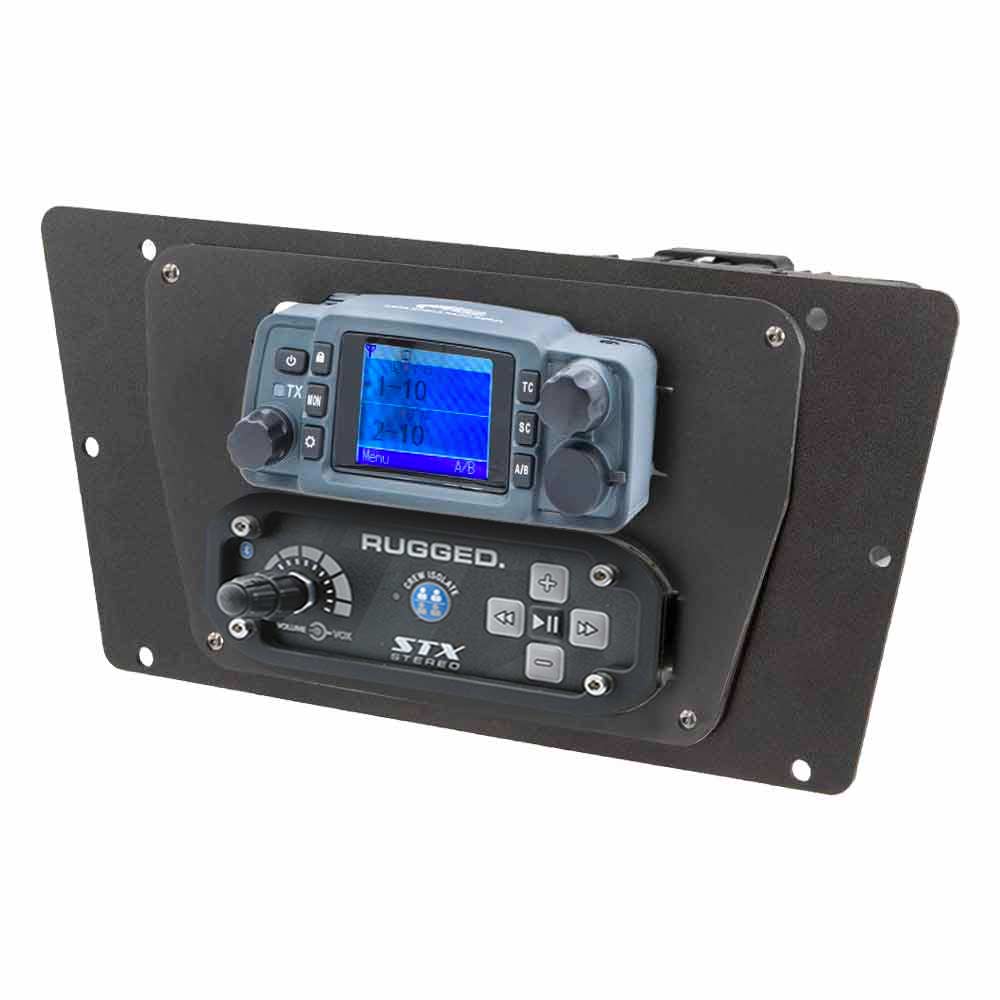 Waterproof GMRS Radio - Yamaha YXZ STX STEREO Complete UTV Communication Kit