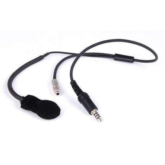 IMSA 4C Wired Open Face Helmet Kit with M102 Military Mic