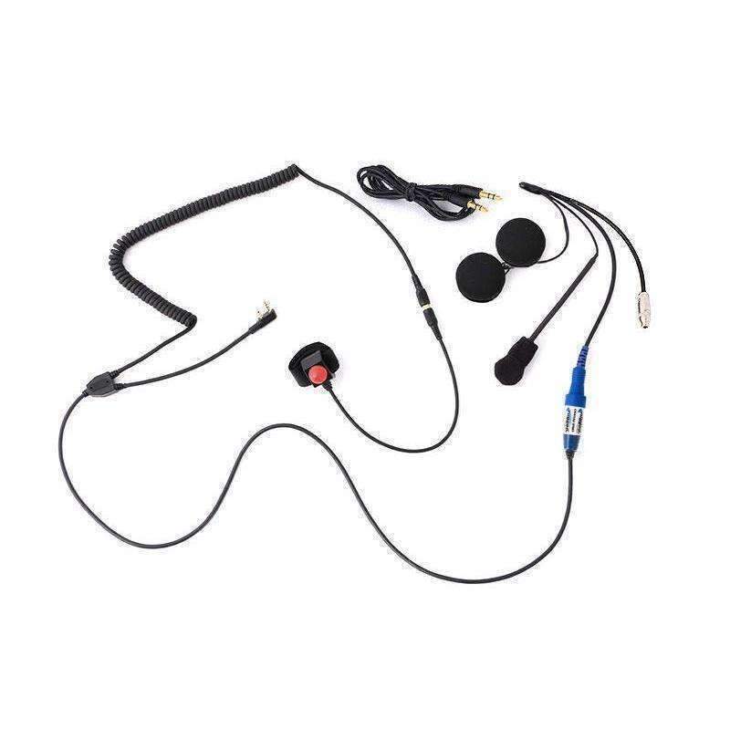 Moto Max Kit With GMR2 Radio - Helmet Kit, Harness, and Handlebar Push-To-Talk