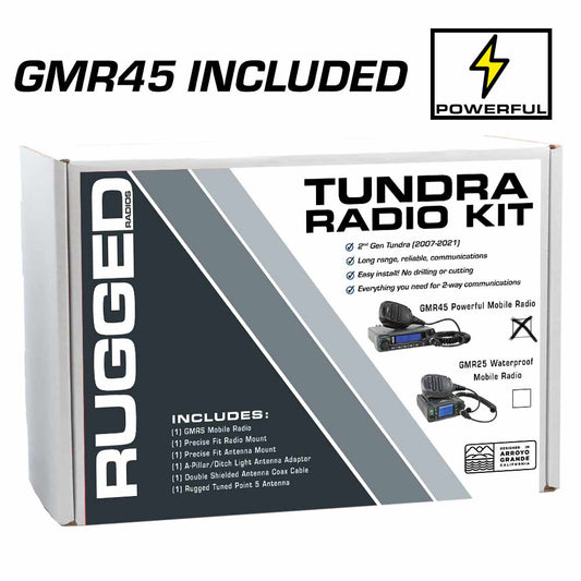 TK1 Toyota Radio Kit - with GMR45 POWER HOUSE Mobile Radio for Toyota Tundra
