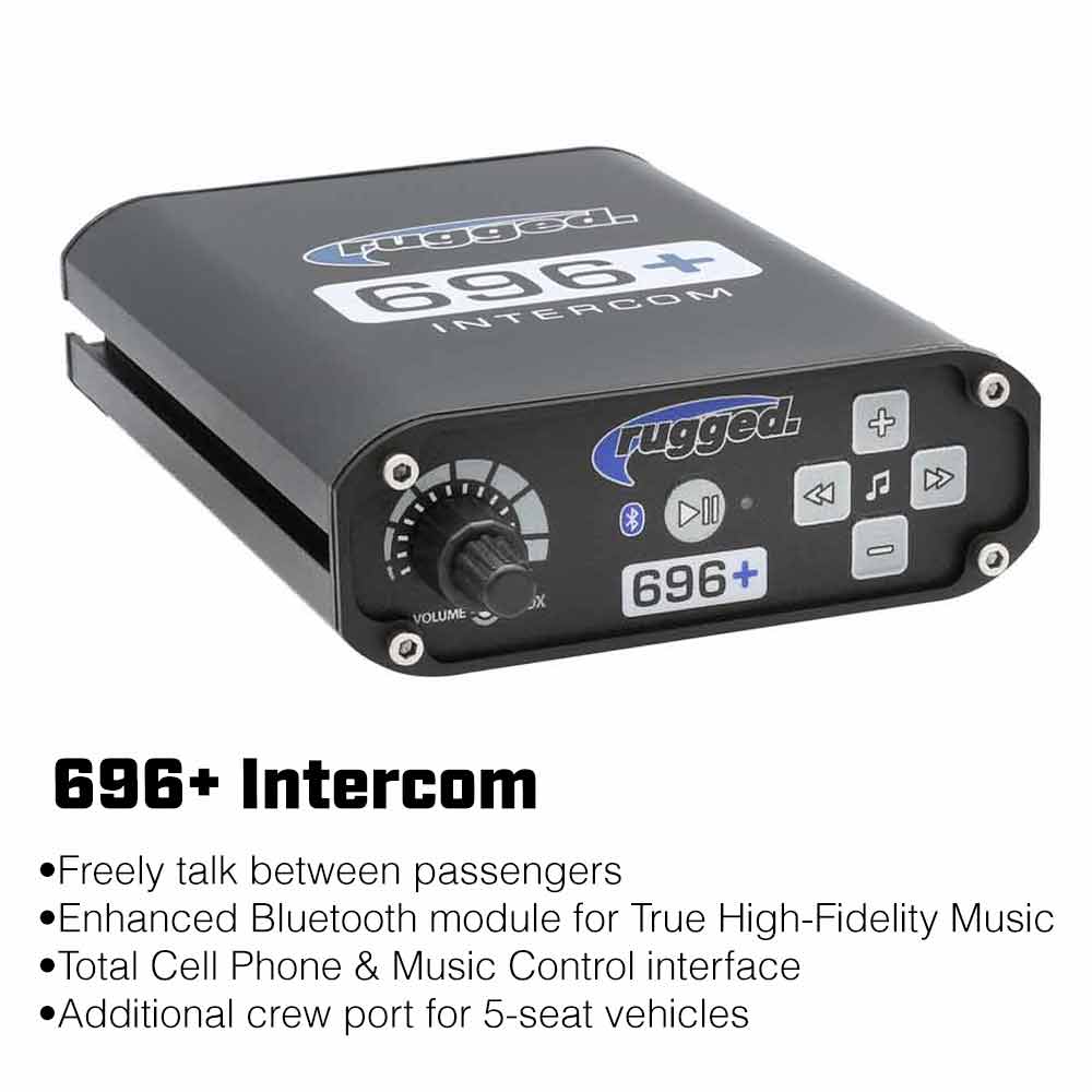 Waterproof GMRS Radio - Polaris RZR Complete UTV Communication Intercom Kit